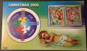 2000 SRI LANKA. CHRISTMAS. HB with 2 stamps. Mi 1321a. NHM-