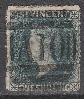 St Vincent #4 F-VF  Used CV $160.00  (A6395)