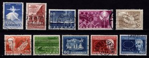 Denmark 1962-63 Commemoratives, Complete Sets [Used]