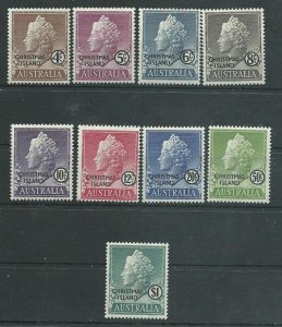 Christmas Island 2-10   MNHVF   1958   PD