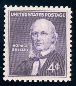 US Stamp #1177 Horace Greeley 4c - PSE Cert - GEM 100 - MNH - SMQ $180.00