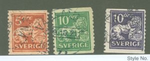 Sweden #117-119 Used Multiple
