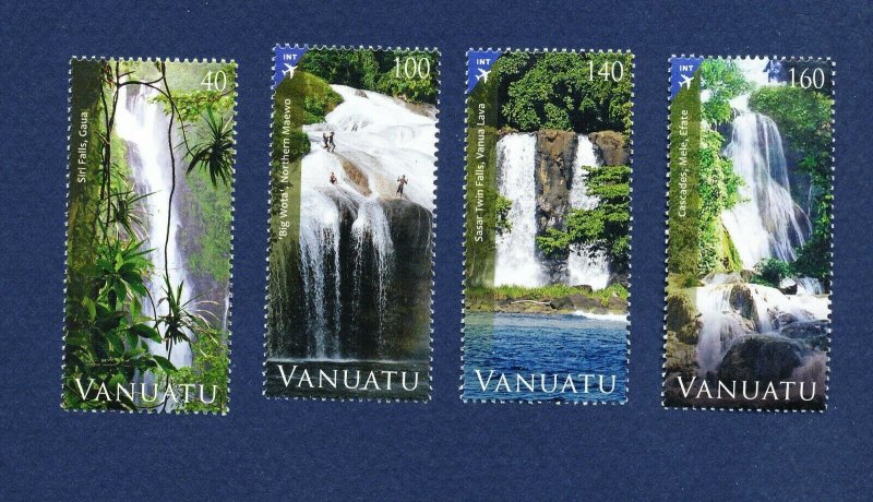 VANUATU - Scott 1057-1060 - FVF MNH - Waterfalls - 2013