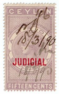 (I.B) Ceylon Revenue : Judicial 15c