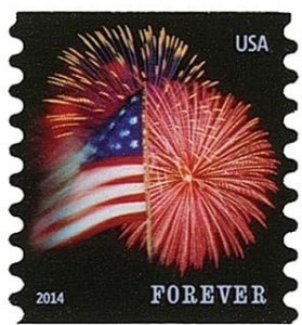 2012/2014/2018/2019/2022/2023  flag forever stamps 5 books total 100 pcs