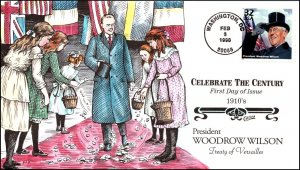 Scott 3183c 32 Cents Woodrow Wilson Collins Hand Painted FDC