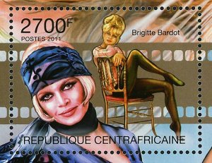 Brigitte Bardot Stamp American Actress Souvenir Sheet MNH #3099 / Bl.732