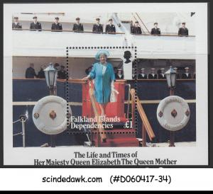 FALKLAND ISLANDS DEPENDENCIES - 1985 The Life & Times of QUEEN ELIZABETH THE QUE