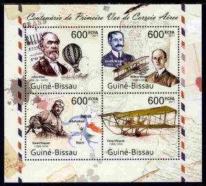 Guinea - Bissau 2011 Centenary of First Airmail Flight pe...