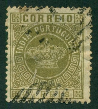 Portuguese India 1882 #163 U SCV (2018) = $0.45