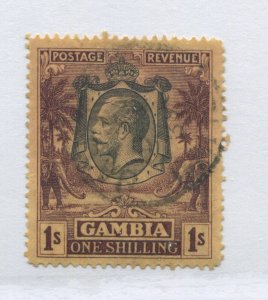 Gambia KGV 1922 1/ used