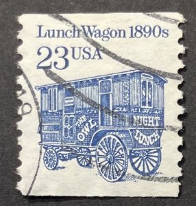 US #2463 Used Coil - 23c Lunch Wagon 1890s [US39.2.3]