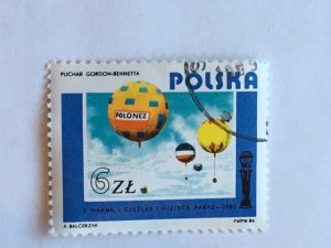Poland – 1984 – Single “Balloon” Stamp – SC# 2645 – CTO