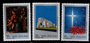 New Zealand Scott 788-790 MNH** Christmas stamp set 1983