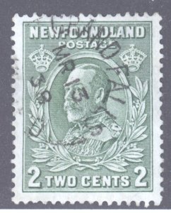 Newfoundland, Scott #186, Used, w/Grand Falls cxl