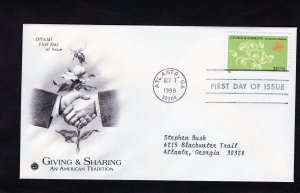 3243 Giving & Sharing, FDC PCS addressed