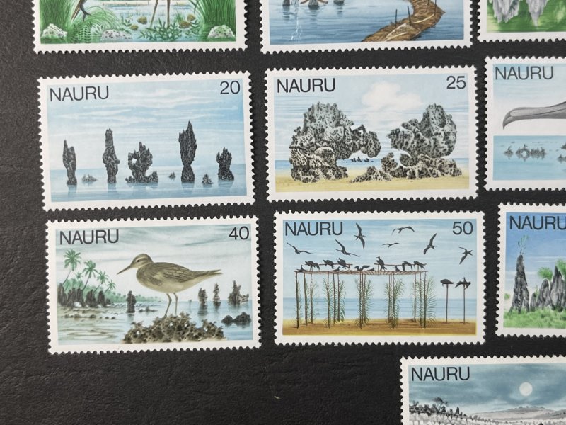 NAURU # 165-181-MINT NEVER/HINGED-----COMPLETE SET------1978-79