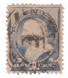 UNITED STATES STAMP 1887 SCOTT # 212. USED HINGED. # 10