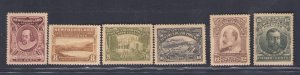 1911 Newfoundland, Stanley Gibbons n. 111/16, MH*