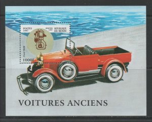 Thematic Stamps Transports - BENIN 1997 OLD CARS MS mint