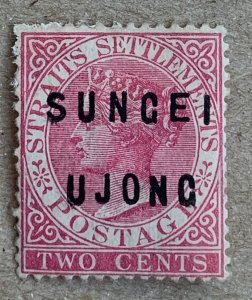 Sungei Ujong 1884 2c, S + E wide.  Scott 15 CV $140.00. SG 19