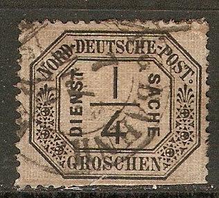 Germany N. German Confed. O1  Mi DM 1 FVF 1870 SCV $45