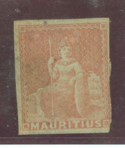 Mauritius #7 Unused Single