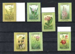UZBEKISTAN - 2002 - FLOWERS -