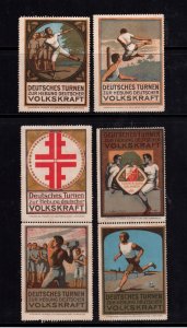 German Propaganda Stamps - German Gymnastics Raise German People's Strength