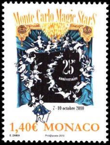 Monaco #2606, Complete Set, 2010, Never Hinged