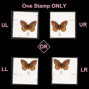 US 4859 Great Spangled Fritillary Butterfly 70c plate single MNH 2014