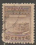 MEXICO 848 40¢ 1934 Definitive Wmk Gobierno...279 Used. F-VF. (929)