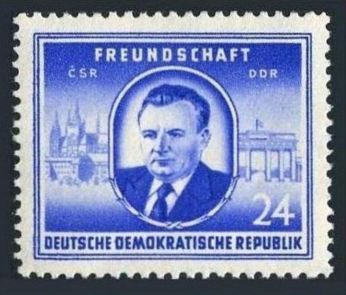 Germany-GDR 99,MNH.Michel 302.Friendship GDR - Czechoslovakia,1952.K.Gottwald.