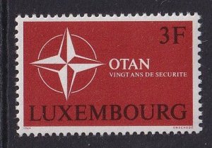 Luxembourg   #481  MNH  1969  NATO