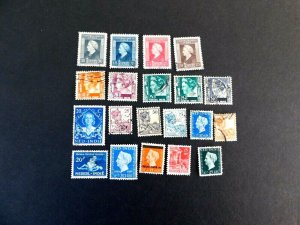 Netherland Indies Mini Lot of 20 different, Used/VF, 1912 thru 1950