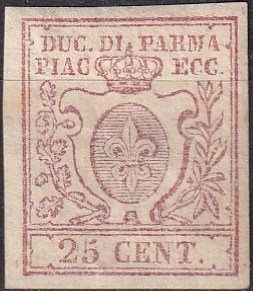 Parma #10  F-VF Unused CV $725.00 Signed Serrane (Z1236)