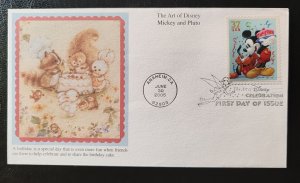 USA. First Day Cover (FDC) with a self-adhesive stamp on the theme The ...