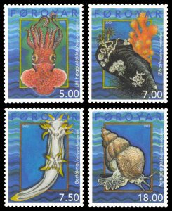 Faroe Islands 2002 Scott #409-412 Mint Never Hinged