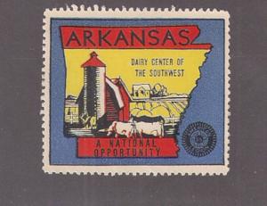 ARKANSAS Dairy Center of the Southwest Multi-Color Label