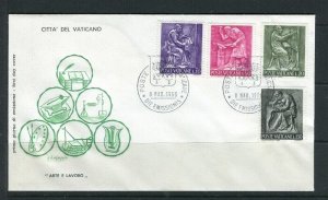 VATICAN; 1966 early fine used FDC First Day Cover finely cancelled