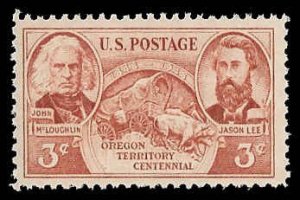 PCBstamps   US # 964 3c Oregon Territory, MNH, (3)