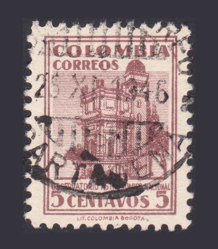 COLOMBIA 1946 SCOTT # 538. USED