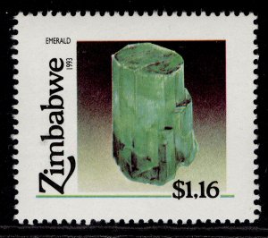 ZIMBABWE QEII SG849, 1993 $1.16 emerald, NH MINT.