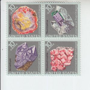 1974 USA Minerals B4  (Scott 1538-41) MNH