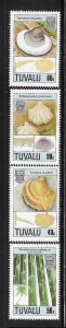 Tuvalu 1989 Fungi Mushroom Sc 520-523 MNH A2791