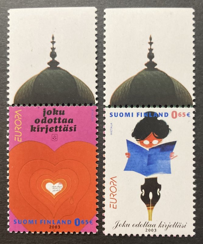 Finland 2003 #1191a-b, Europa, MNH.