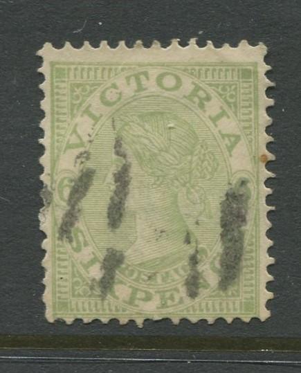 Australia Victoria #188  VFU 1901 Single 6p Stamp