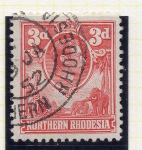 Northern Rhodesia 1950 Early GVI Issue Fine Used 3d. 107764