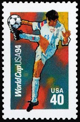 2835 World Cup Soccer F-VF MNH single stamp