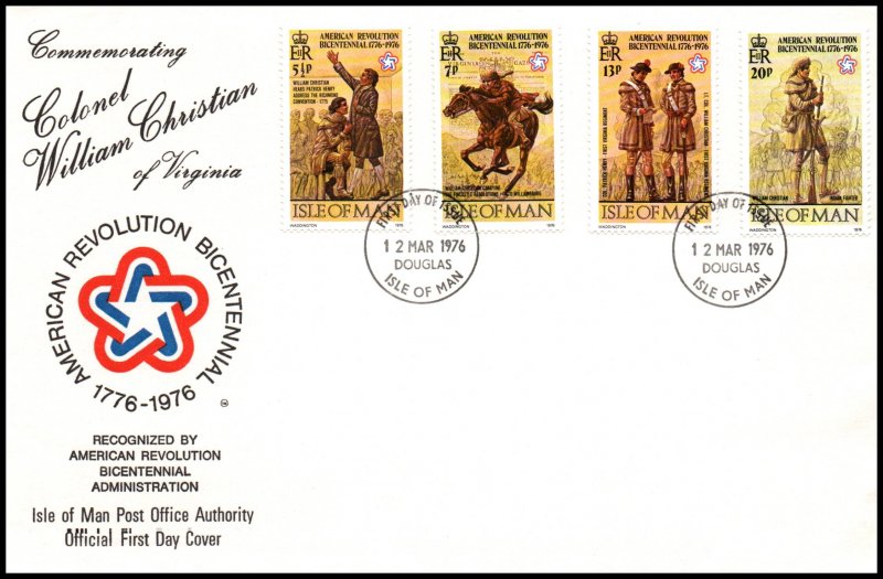 Isle of Man 78-81 U/A FDC